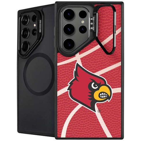 University of Louisville Red Basketball Galaxy S25 Ultra Kickstand Case